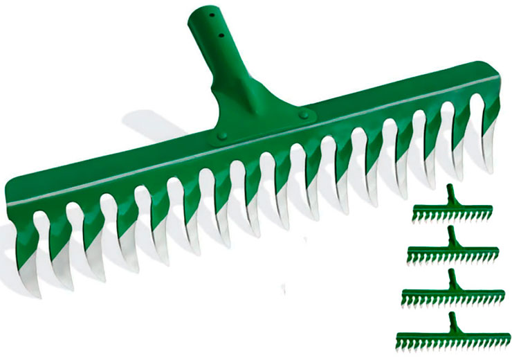 Грабли садовые 16 зубьев без черенка SGS3109 SGS