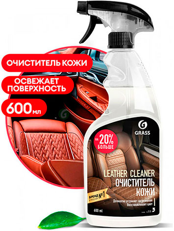 Очиститель натуральной кожи Leather Cleaner (600 мл) GRASS