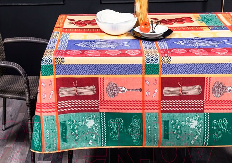 Скатерть Барыня-сударыня” Столовый Рис.817 110 × 140 ± 5 см