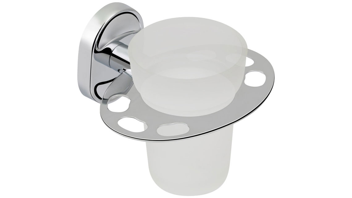 Стакан с держателем для щеток (CRG)-114.04.03 Lidz