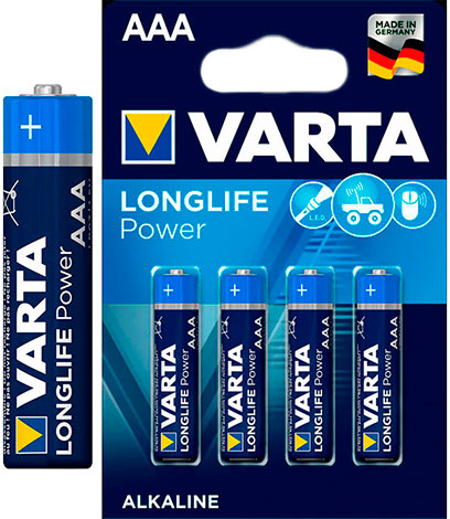 Элемент питания LONGLIFE POWER AAA (блистер 4 шт) VARTA