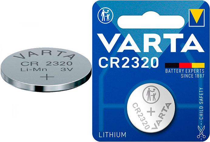 Элемент питания CR2320 Lithium (блистер 1 шт) VARTA