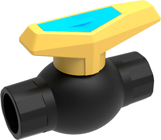 Кран шаровый (не разборный) ВВ Ø 25