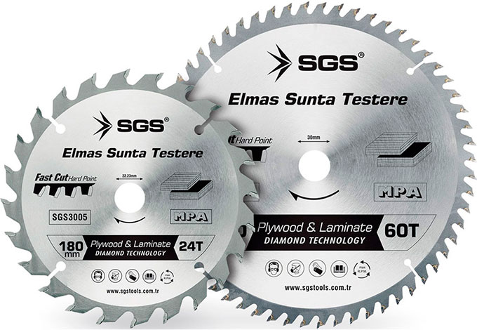 Диск пильный Ø 185 × 30 мм 40Т SGS3008 SGS
