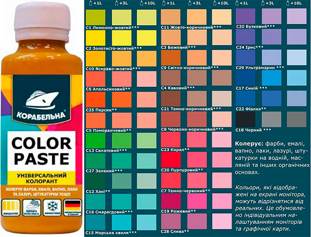 Пигмент концентрат 100 мл Корабельна