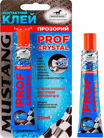 Контактный клей PROF CRYSTAL 30 ml MUSTANG