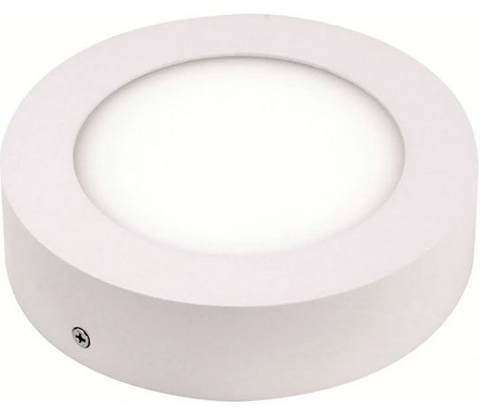 Светильник потолочный точечный накладной круг белый LED