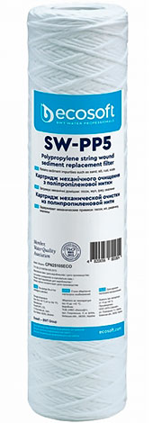 Картридж из полипропиленовой нити SW-PP 2.5 × 10 Ecosoft