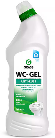 Средство для чистки сантехники WC- Gel GRASS HOME