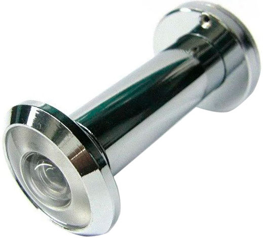 Глазок дверной цинк CP 50-90 мм KEDR