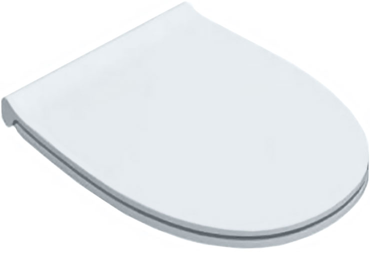 Крышка для унитаза VEAS термопласт с функцией SOFT CLOSE (для унитаза EGE и MEISSA)