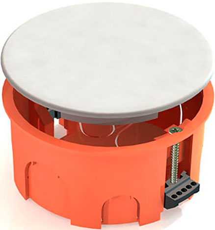 Коробка распределительная под гипсокартон Ø 80 × 40 мм TDM