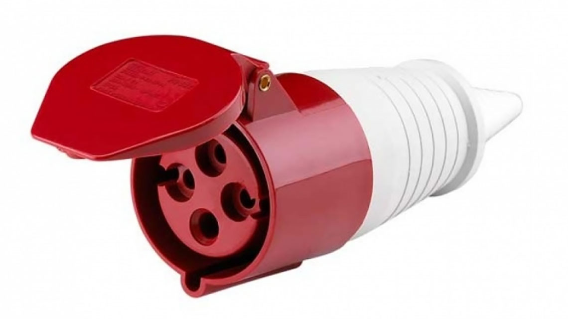 Розетка силовая перeносная e.socket.pro.4.16,4 п.,380В, 16А (214) TDM