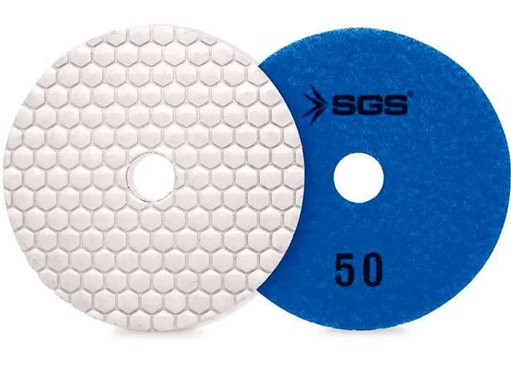 Круг алмазный гибкий шлифовальный cектор Шестиугольник 100 мм