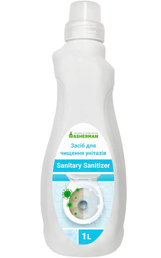 Средство чистящее для унитазов Sanitary Sanitizer туалетный утенок Washerman