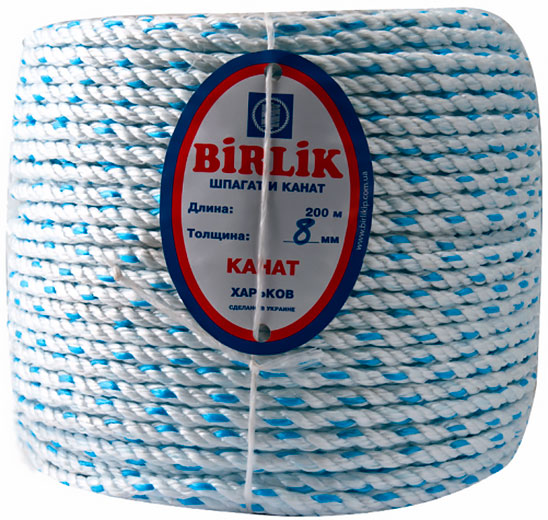 Канат полипропиленовый бухта - 200 пог.м 12 мм EVCI PLASTIK