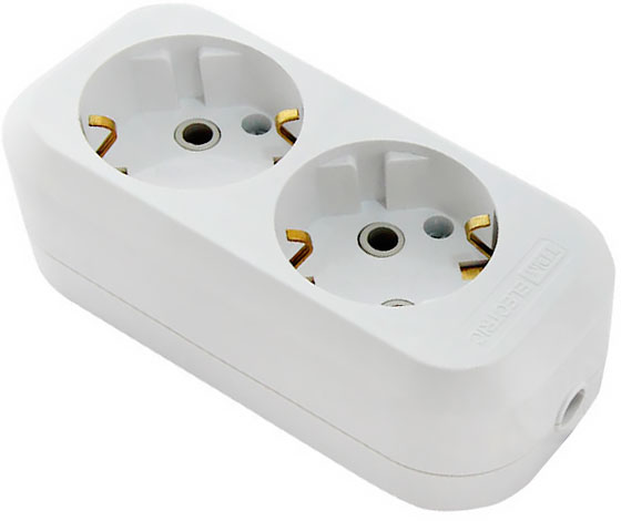 Розетка 2 гнезда SQ1806-0015 TDM