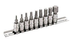Набор  головок TORX с битами 9 ед 1/4 202010 Hoteche