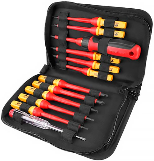 Набор изолированных отверток 12 ед 205513 WOKIN