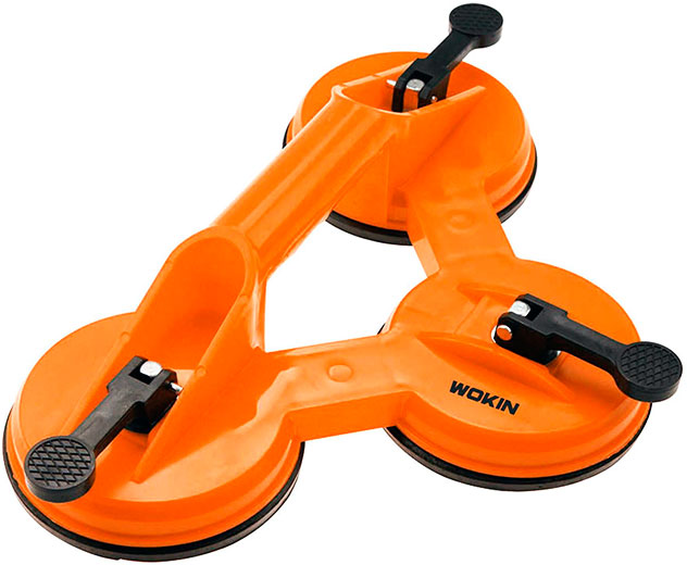 Держатель присоска для стекол тройная max 75 кг 664003 WOKIN