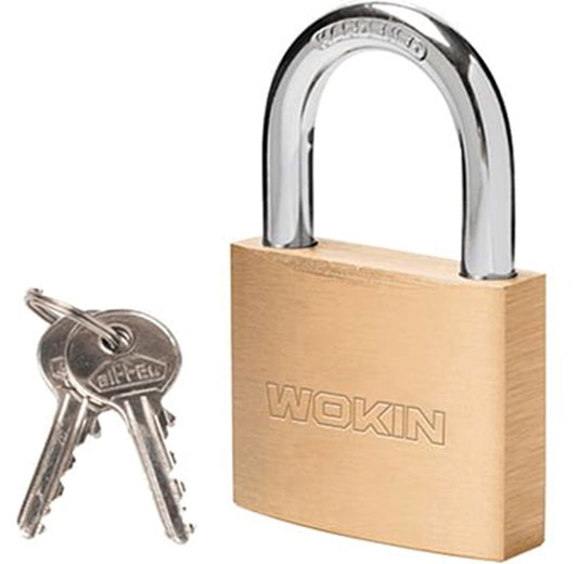 Замок навесной латунный WOKIN