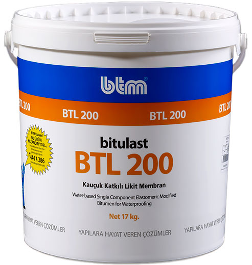 Мастика гидроизоляционная на основе резинобитума BTL200 17 кг BTM