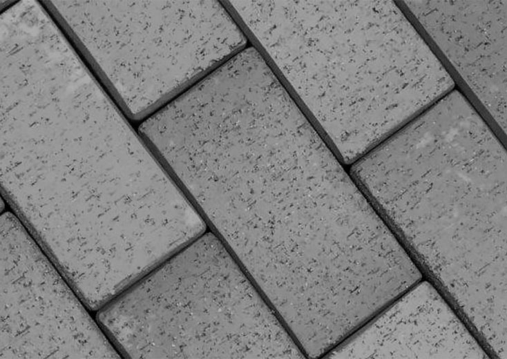 Плитка вибропрессованная тротуарная Кирпич 200 × 100 мм Н-45 черная