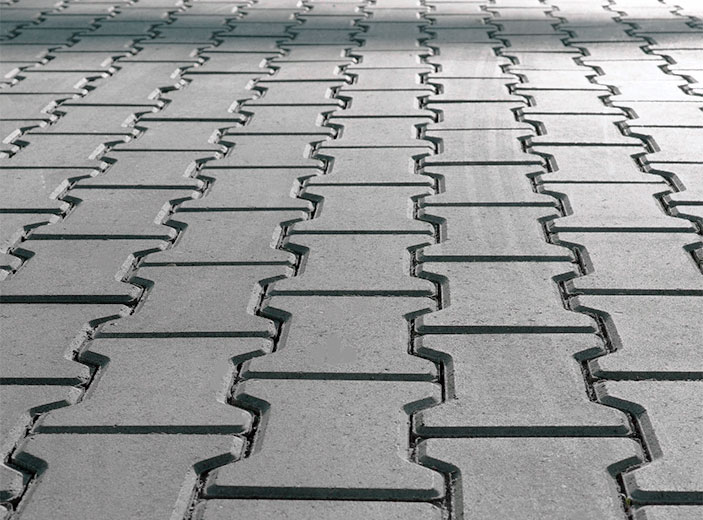 Плитка вибропрессованная тротуарная Катушка Н-80 серая