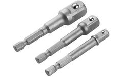 Набор  адаптеров с шестигранной головкой 1/4″, 3/8″, 1/2″ WOKIN