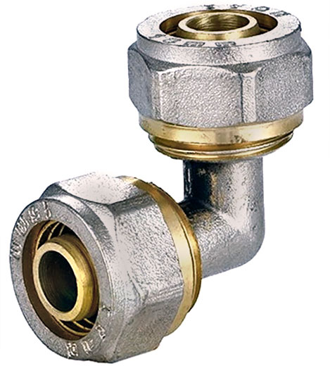 Отвод для металлопластиковой трубы 16 мм × 16 мм IFAN