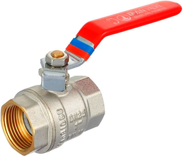 Кран шаровый латунь рычаг ВВ PN40 CW617N IFANPlus