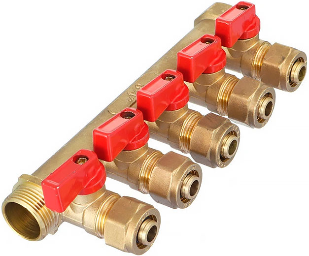 Коллектор под фитинг шар IFAN