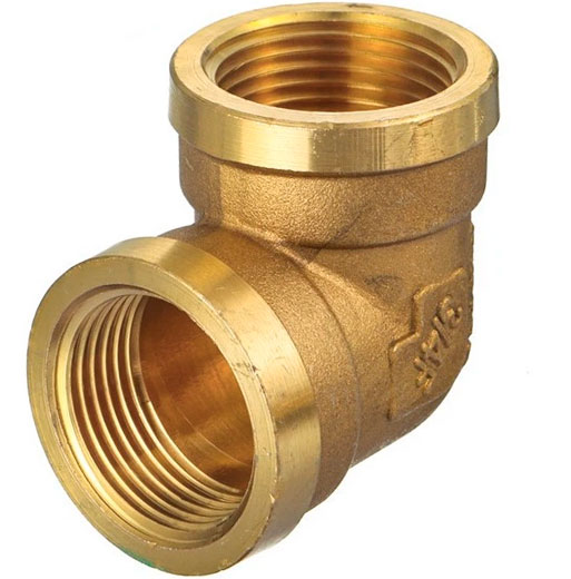 Отвод латунь усиленный с внутренней резьбой IFAN