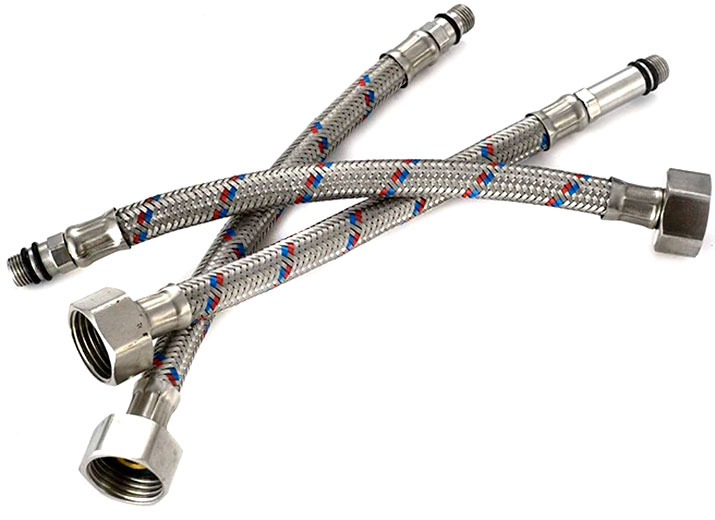 Шланг игла нержавеющая оплетка M10 IFAN