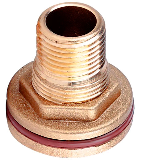 Врезка в бак латунь усиленная IFAN