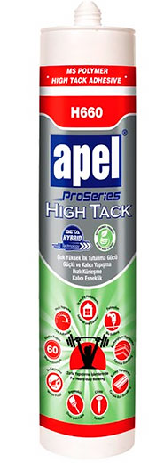 Клей гибридный MS-POLYMER белый HIGH-TACK 290 мл Apel