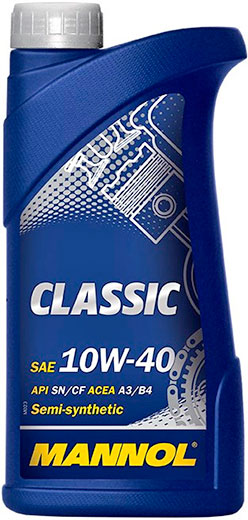 Масло моторное 10W-40 Classic 1л 7501 MANNOL