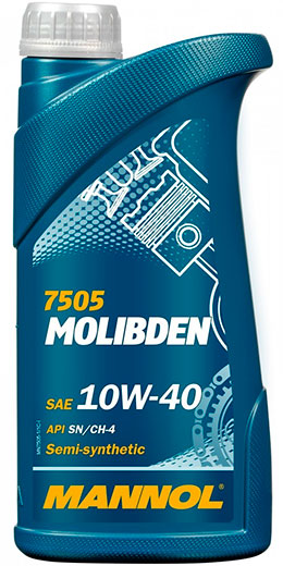 Масло моторное 10W-40 Molibden 1л 7505 MANNOL