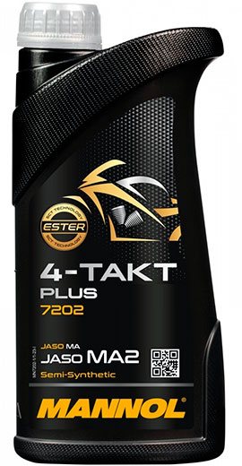 Масло моторное 4-Takt Plus 10W-40 1л 7202 MANNOL