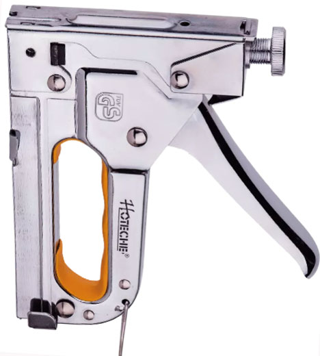 Степлер строительный цельнометаллический 3 в 1 под скобу,гвоздь 170102 Hoteche