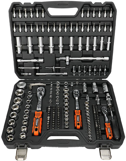 Набор инструмента 1/4 × 1/2 × 3/8 202 ед 203103 Hoteche