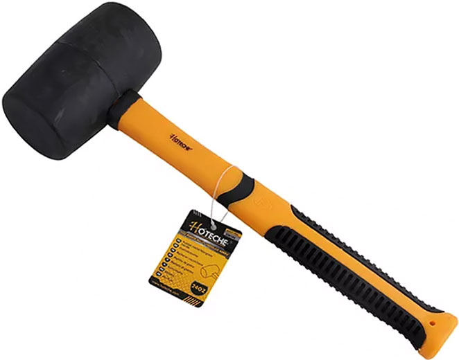 Молоток резиновый черный Hoteche