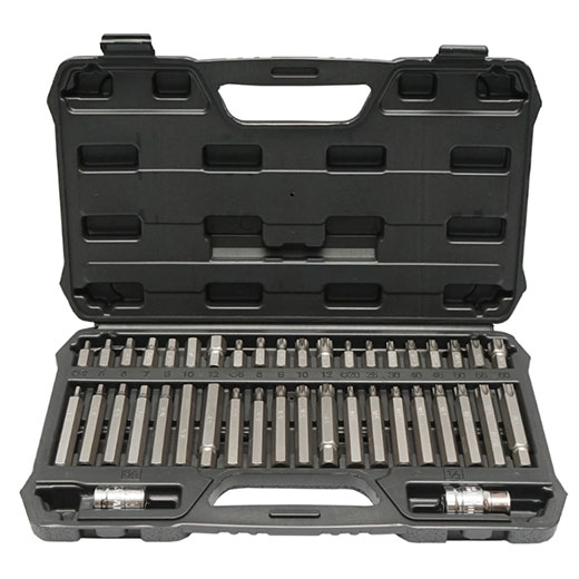 Набор насадок шестигранных + звезд 42 ед. Cr-V 251242 Hoteche