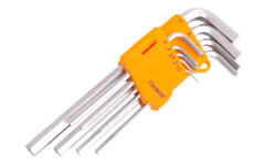 Набор Г-образных шестигранных удлиненных ключей 9 шт 1.5-10 мм Cr-V 260209 Hoteche