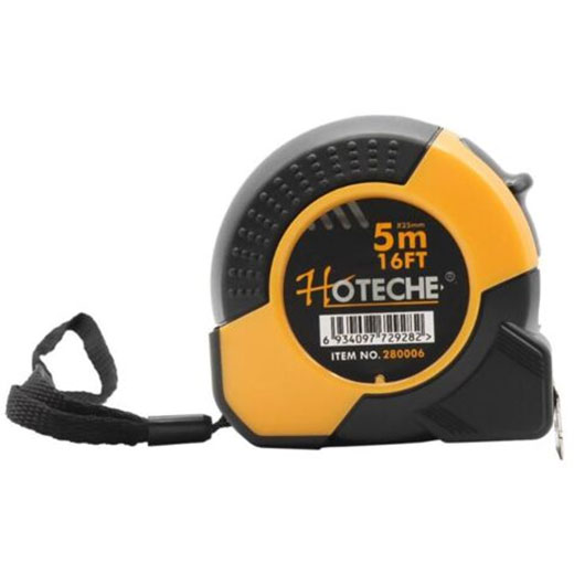 Рулетка в обрезиненном корпусе Hoteche