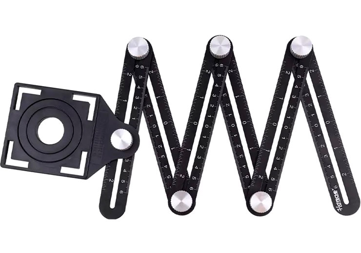 Линейка складная 6-ть углов алюминиевый корпус 282511 Hoteche