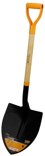 Лопата штыковая с черенком 1020 мм 376210 Hoteche
