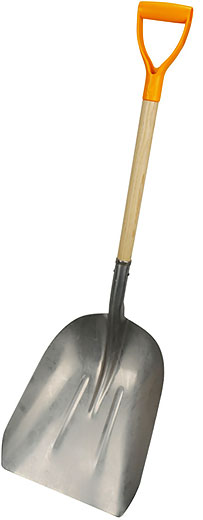 Лопата для уборки снега с черенком 1150 мм 376216 Hoteche