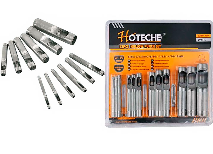 Набор просечек 3-19 мм 391112 Hoteche