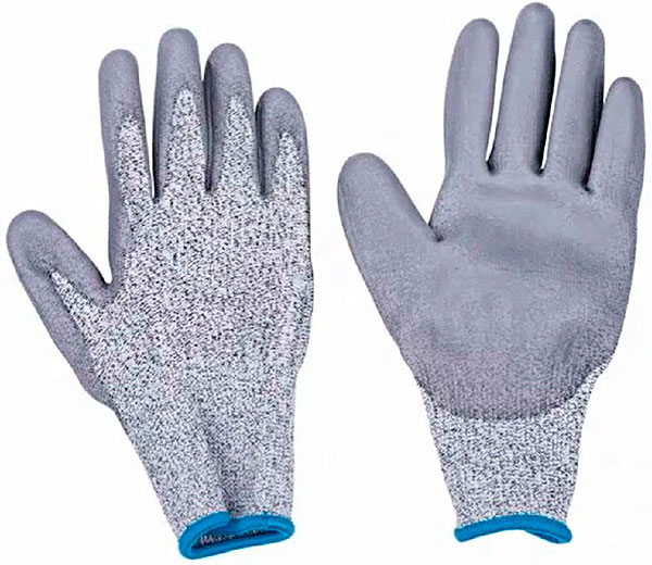 Перчатки порезоустойчевые полиуретановые Hoteche